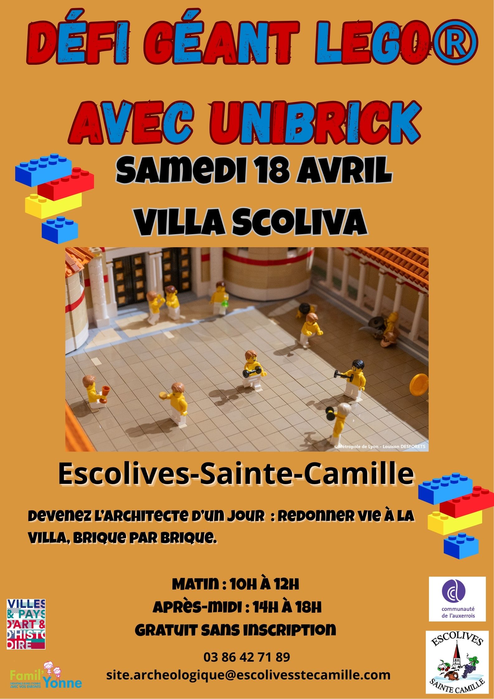 DÉFI GÉANT LEGO®  AVEC UNIBRICK